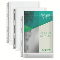 Leitz Prospekthülle Maxi 47553003 DIN A4 0,17mm PVC tr 3 St./Pack.,