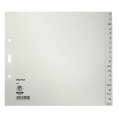 Leitz Register 12000085 A-Z DIN A4 24x21cm 20teilig Papier grau,