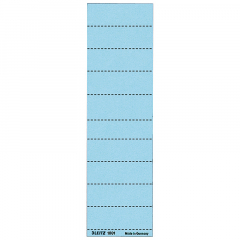 Leitz Beschriftungsschild 19010035 blanko 4zeilig blau 100 St./Pack.,