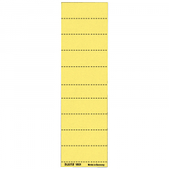 Leitz Beschriftungsschild 19010015 blanko 4zeilig gelb 100 St./Pack.,