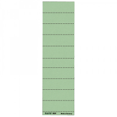 Leitz Beschriftungsschild 19010055 blanko 4zeilig grün 100 St./Pack.,