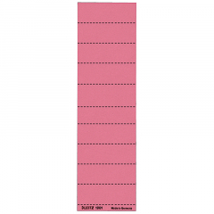 Leitz Beschriftungsschild 19010025 blanko 4zeilig rot 100 St./Pack.,