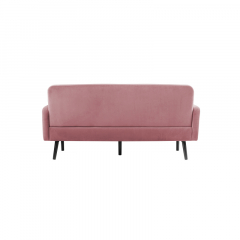 Paperflow Sofa LISBOA LC3PV.01.17 3Sitzer Samt sw/pi,