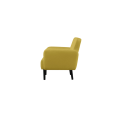 Paperflow Sofa LISBOA LC3PC.01.08 3Sitzer Kunstleder sw/gn,