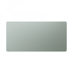 Legamaster Glasboard matte 7-104364 runde Ecke 100x200cm sage green,