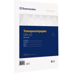 Soennecken Transparentpapier 1231 DIN A3 80g 50Blatt,