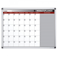 Bi-office Monatsplaner Earth GA03130790 Stahloberfläche 90x60cm,