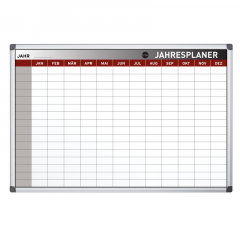 Bi-office Jahresplaner Earth GA03131790 Stahloberfläche 90x60cm,