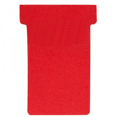 Franken T-Karte TK201 Größe2 84x48mm rot 100 St./Pack.,