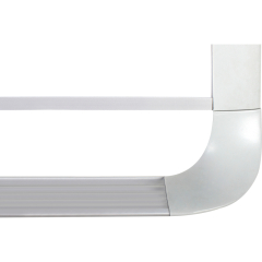 Bi-office Whiteboard Shiny Grey MVI270406 emailliert 180x120cm,