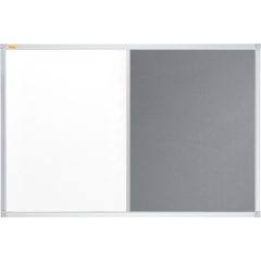 Franken Kombitafel X-tra!Line CB300312 120x90cm grau,