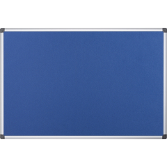 Bi-office Pinnwand Maya FA2743170 Aluminiumrahmen Filz 180x120cm blau,