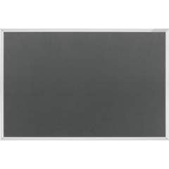 magnetoplan Textilpinnwand SP 1412001 120x90cm grau,