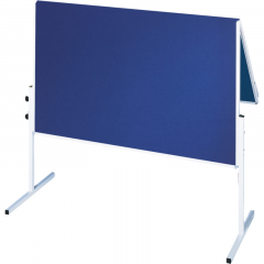 Franken Moderationstafel CC-UMTF-G03 klappbar Filz blau,