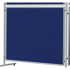 Franken Stellwand-Tafel EL-UTF12 03 120x120 cm (HxB) beids. Filz blau,