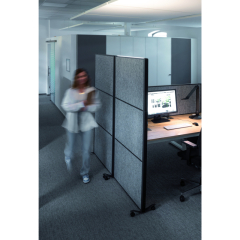 MAUL Stellwandsystem MAULconnecto 9661189 Uplight 3xAk d.gr Mobil,