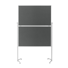 magnetoplan Moderationstafel 1151301 klappbar Filz grau,