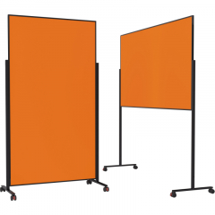 magnetoplan Moderationstafel VarioPin 1181244 Filz sw/orange,