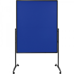 Legamaster Moderationswand 7-205410 120x150cm klappbar Filz marineblau,