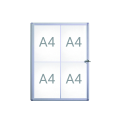 MAUL Schaukasten MAULextraslim 6820408 4xA4,