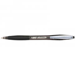 BIC Kugelschreiber ATLANTIS Soft 9021332 0,4mm Druckmechanik schwarz,