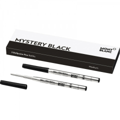 Montblanc Kugelschreibermine 128211 mystery black M sw 2 St./Pack.,