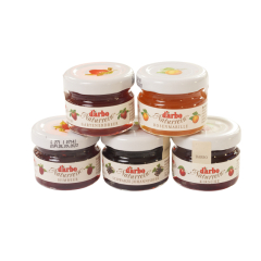 Darbo Konfitüre Sortiment Miniglas 70101740 28g 60 St./Pack.,