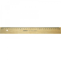 RUMOLD Holzlineal FL232/30 aus Weißbuche 30cm natur,