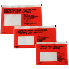 Dokumententasche Lieferschein- Rechnung C5 mF sk rt 250 St./Pack.,