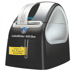 DYMO Etikettendrucker LabelWriter 450 Duo S0838920 schwarz,