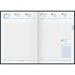Glocken Buchkalender 5079460905 14,5x20,6cm 1W/2S 128S sw,