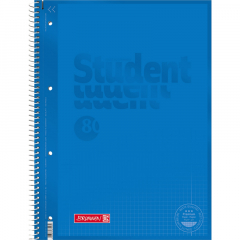 BRUNNEN Collegeblock 1067928133 DIN A4 80 Blatt kariert azur,