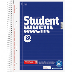 BRUNNEN Collegeblock 106787101 DIN A5 80Blatt liniert,