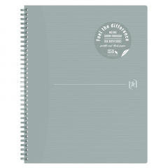 Oxford Notizbuch Origins 400150003 A4+ 70Blatt grau liniert,