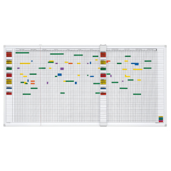 magnetoplan Personalplaner 3707255 7Tage/Woche für 80Mitarbeiter,