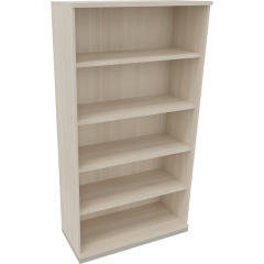 Regal 5OH B1000xT442xH1869mm Silberaluminium/Akazie hell,