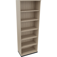 Regal 6OH B800xT442xH2221mm Anthrazit-Metallic/Eiche Natur,