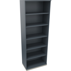 Regal 6OH B800xT442xH2221mm Silberaluminium/Lavagrau,
