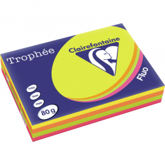 Clairefontaine Kopierpapier 1705SC A4 80g neon sort. 500Bl.,