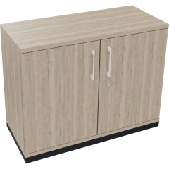 Flügeltürenschrank 2OH B1000xT442xH781 an/Eiche Nat,