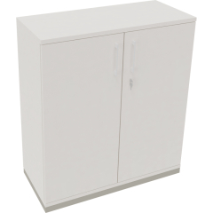 Flügeltürenschrank 3OH B1000xT442xH1133 si/Weiß,