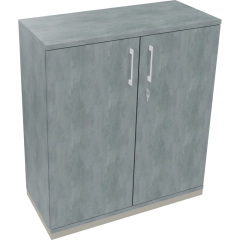 Flügeltürenschrank 3OH B1000xT442xH1133 si/Beton,