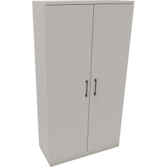 Flügeltürenschrank 5OH B1000xT442xH1869 an/Lichtgrau,
