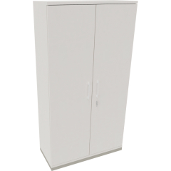Flügeltürenschrank 5OH B1000xT442xH1869 ws/Weiß,