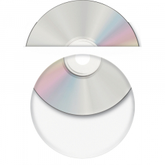 HERMA CD-DVD Hülle 1141 124x124mm m.Sichtf. 1.000 St./Pack.,