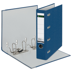 Leitz Doppelordner 10120035 2xDIN A5 quer 75mm PP blau,