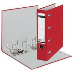 Leitz Doppelordner 10120025 2xDIN A5 quer 75mm PP rot,