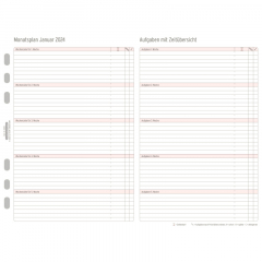 Chronoplan Monatsplan 50284 148,5x210mm 1M/1S,