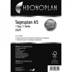 Chronoplan Tagesplan 50225 148,5x210mm 1T/1S,