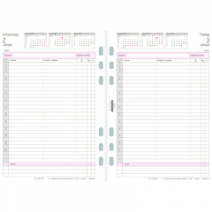 Chronoplan Tagesplan 50225 148,5x210mm 1T/1S,